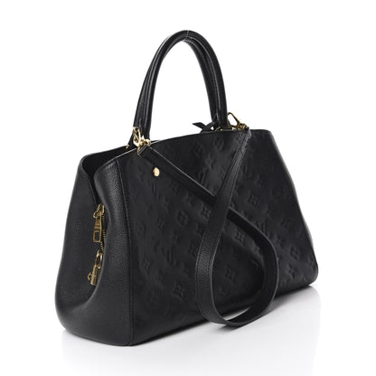 Louis Vuitton Empreinte Montaigne MM Black 4 of 11