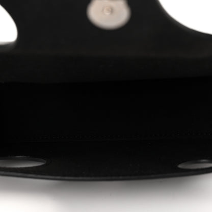 Off-White Calfskin Jitney 2.8 Meteor Shower Top Handle Bag Black 4 of 10