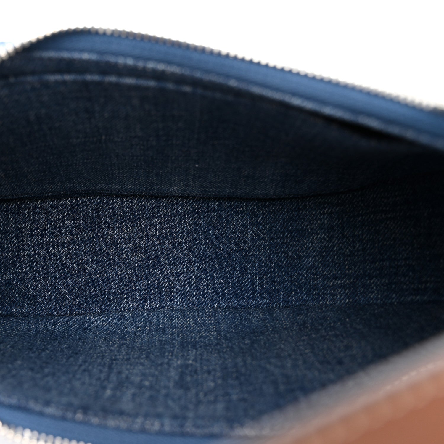 Celine Denim Triomphe Ava Shoulder Bag Blue 5 of 11