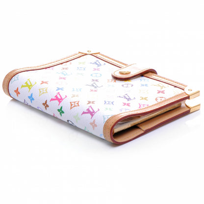 Louis Vuitton Monogram Multicolor Small Ring Agenda Cover White 4 of 7