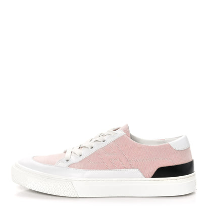 Hermes Canvas Calfskin Deep Sneakers 39 Framboise White 1 of 9