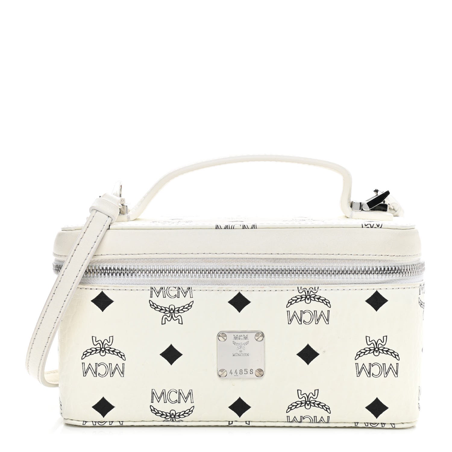 MCM Visetos Vanity Case White 1 of 10