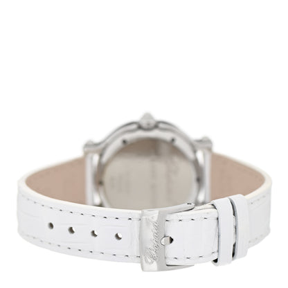 Chopard Stainless Steel Alligator 4 Floating Diamond 38mm Happy Sport Snowflake Watch White 28/8948 3 of 5