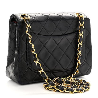Chanel Lambskin Quilted Mini Square Flap Black 3 of 11