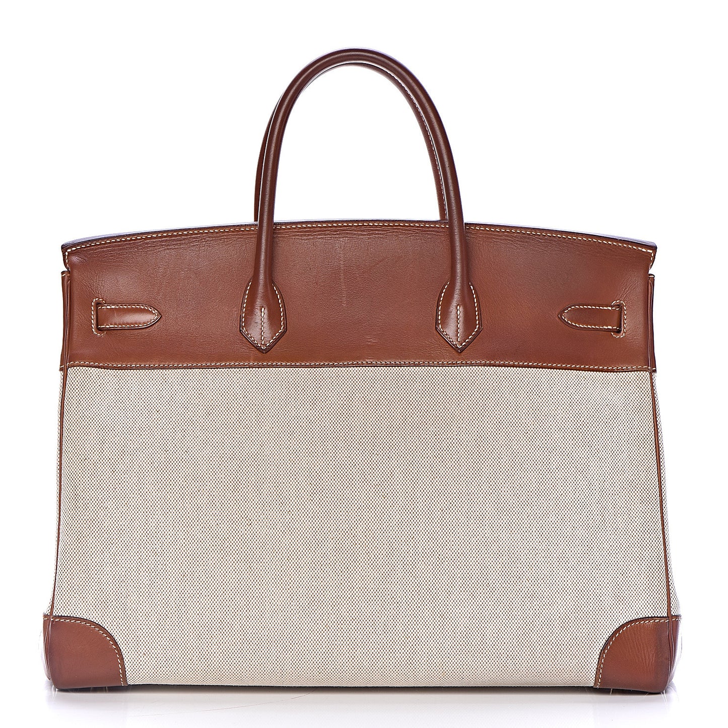 Toile Barenia Birkin 40 Fauve