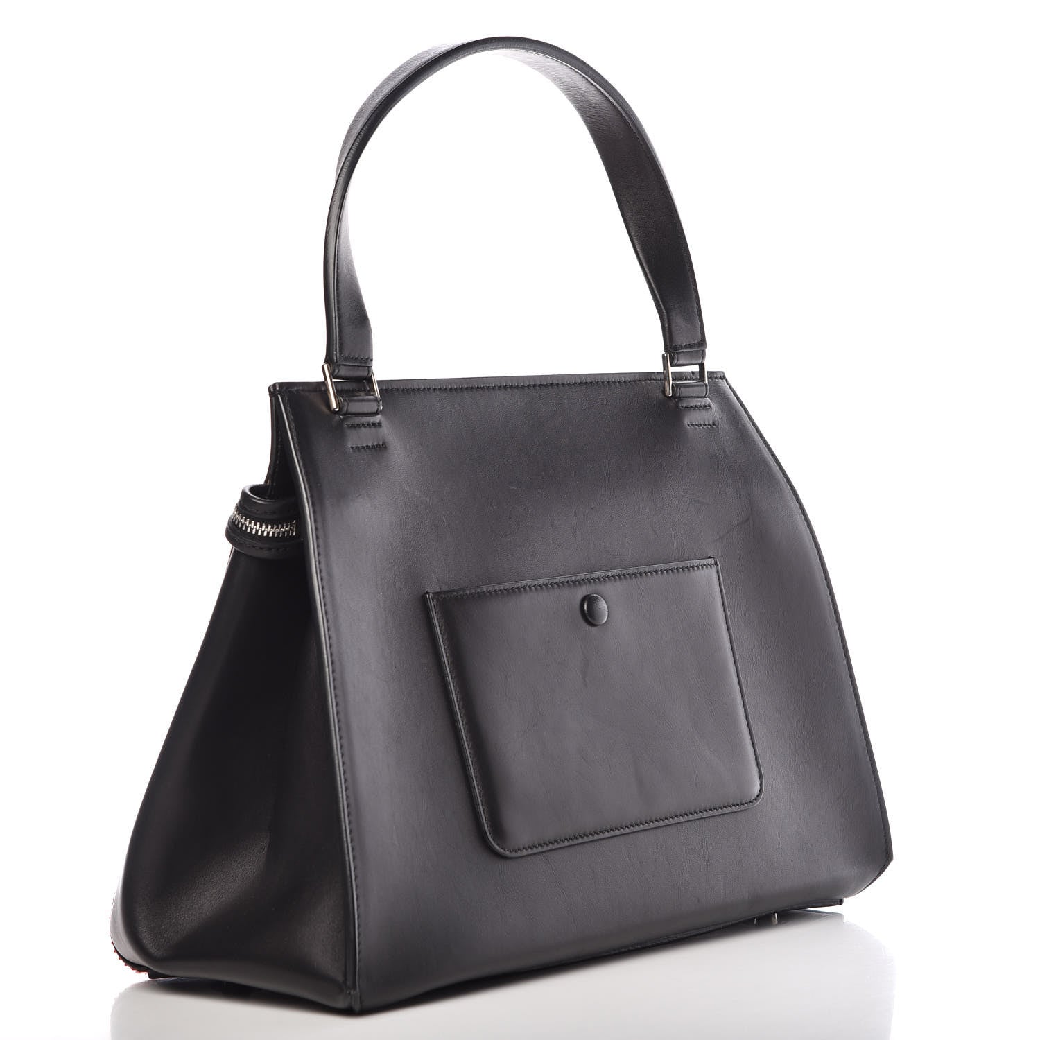 Celine Pony Hair Medium Edge Shoulder Bag Vermillion 3 of 13