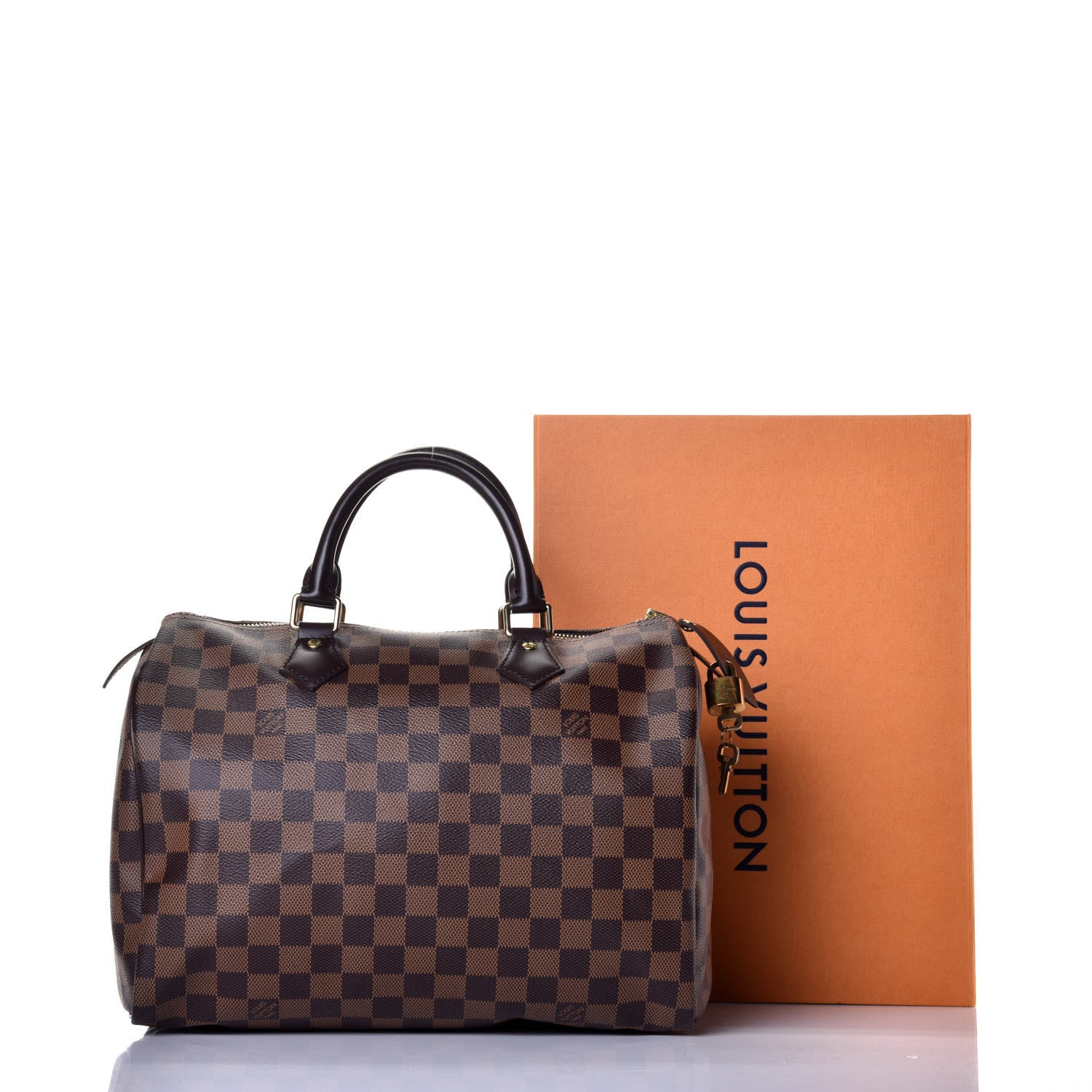 Louis Vuitton Damier Ebene Speedy 30 11 of 11