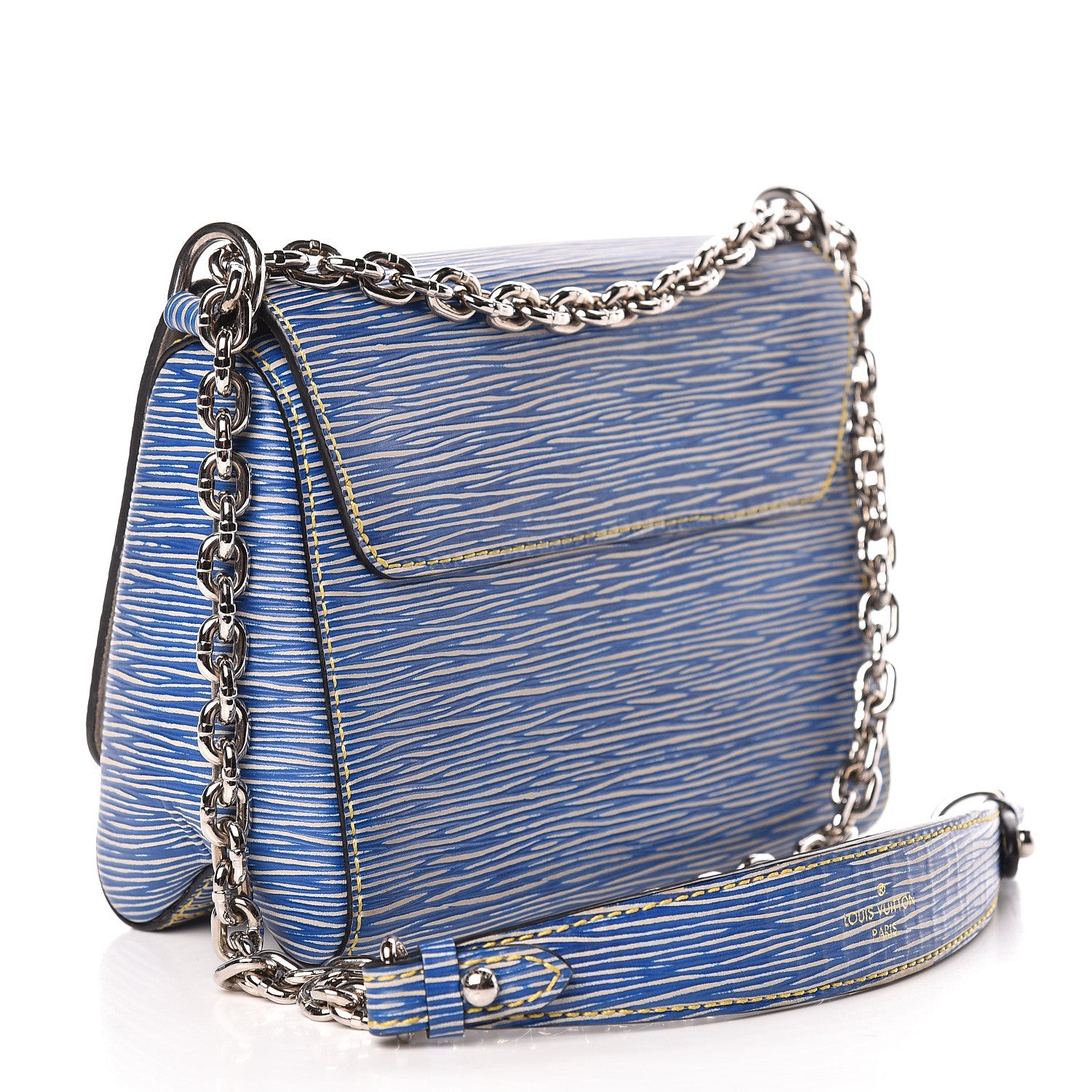 Louis Vuitton Epi Twist Shoulder Bag PM Denim Light 3 of 10