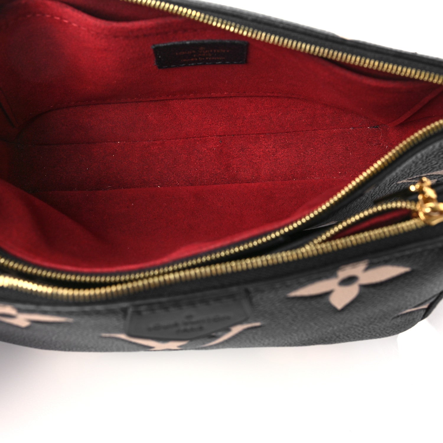 Louis Vuitton Empreinte Monogram Giant Multi Pochette Accessories Black Beige 5 of 6