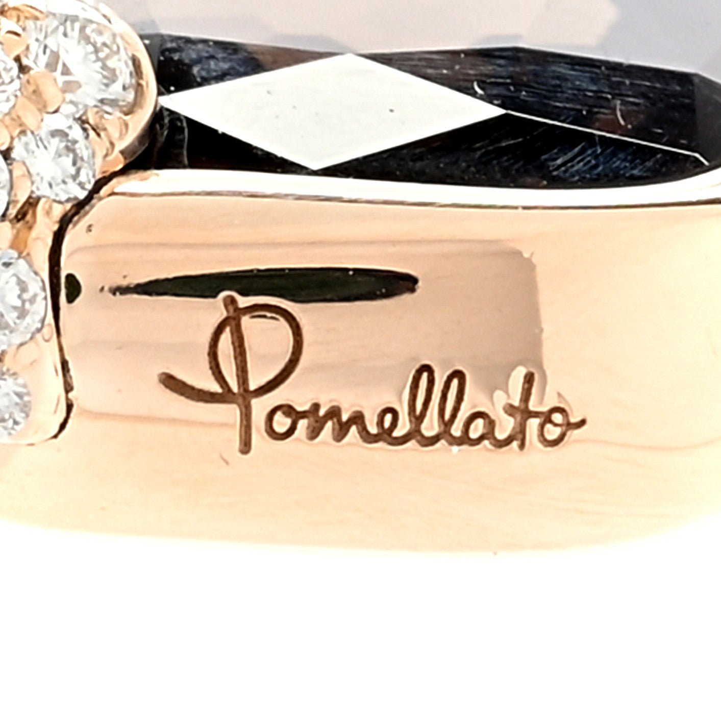 Pomellato 18K Rose Gold Diamond Smoky Quartz Ritratto Pendant 3 of 3