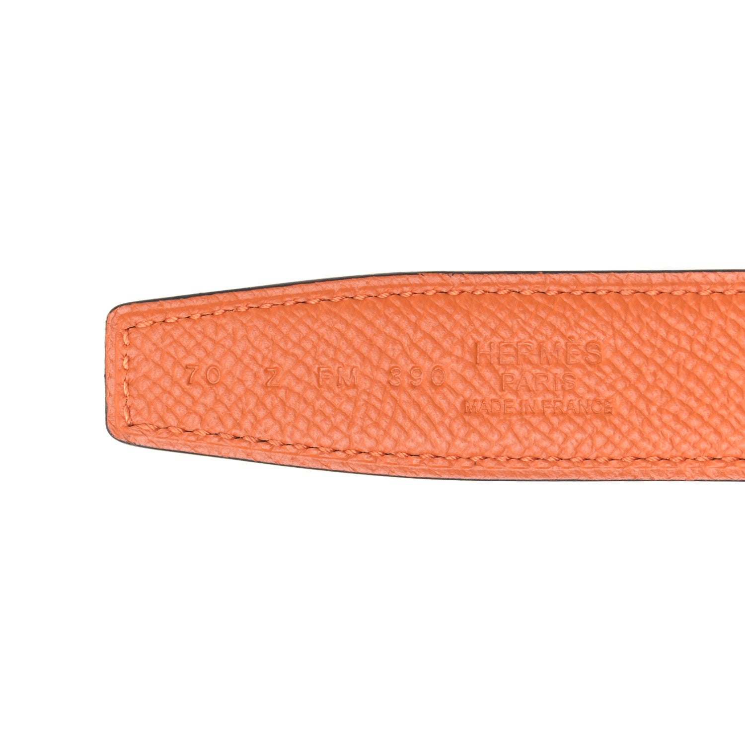 Hermes Swift Epsom 24mm Mini Constance H Belt 70 28 Black Orange 3 of 5