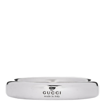 Gucci Sterling Silver Interlocking G Narrow Band Ring 56 7.75 3 of 5