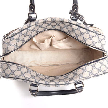Gucci GG Plus Monogram Medium Travel Bag Navy 6 of 8