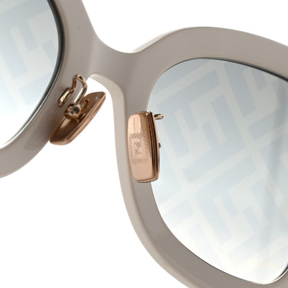 Fendi Acetate FF Sunglasses FF 0434/G/S White Gold 9 of 9