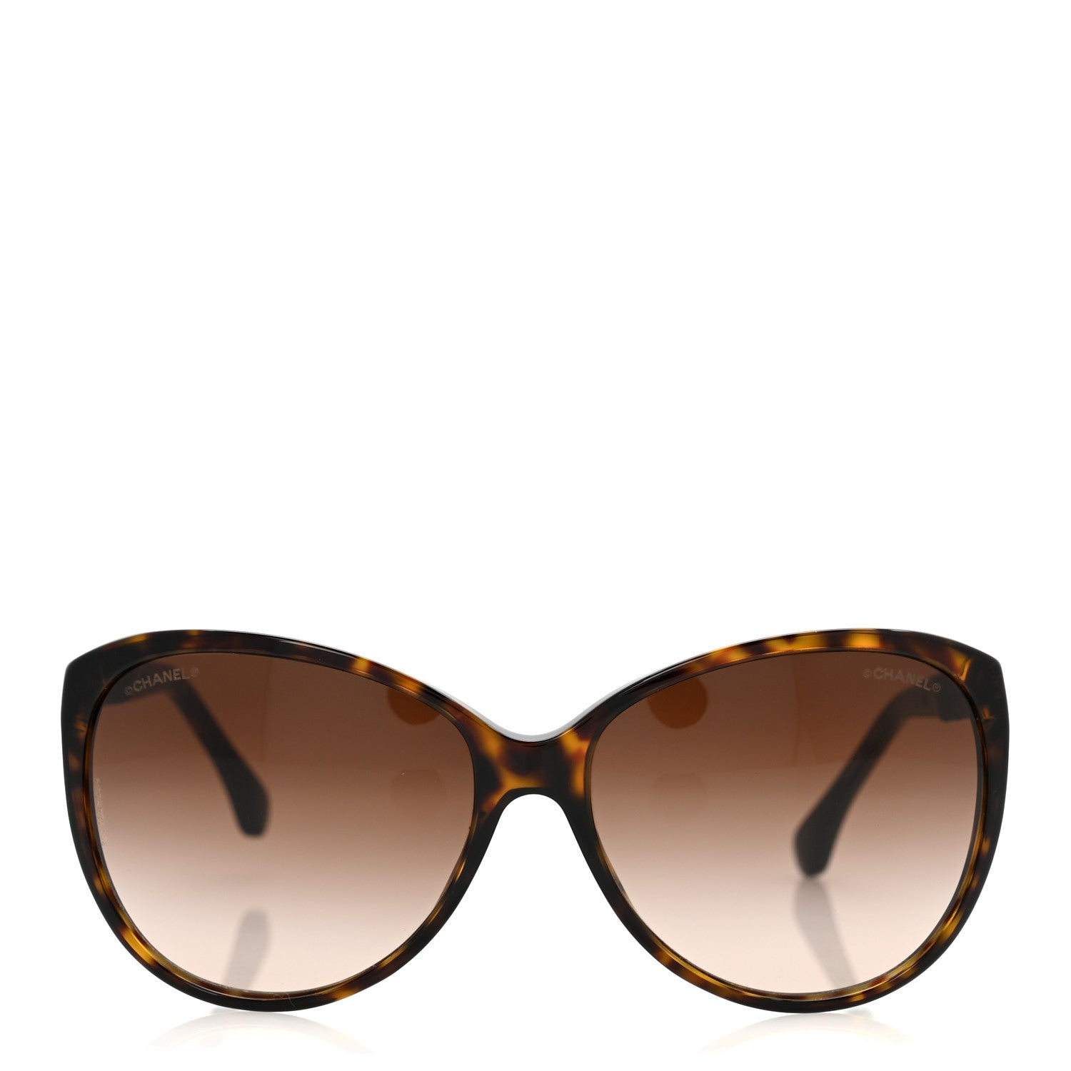 Chanel Acetate Lambskin Quilted CC Sunglasses 5225-Q Tortoise 2 of 8