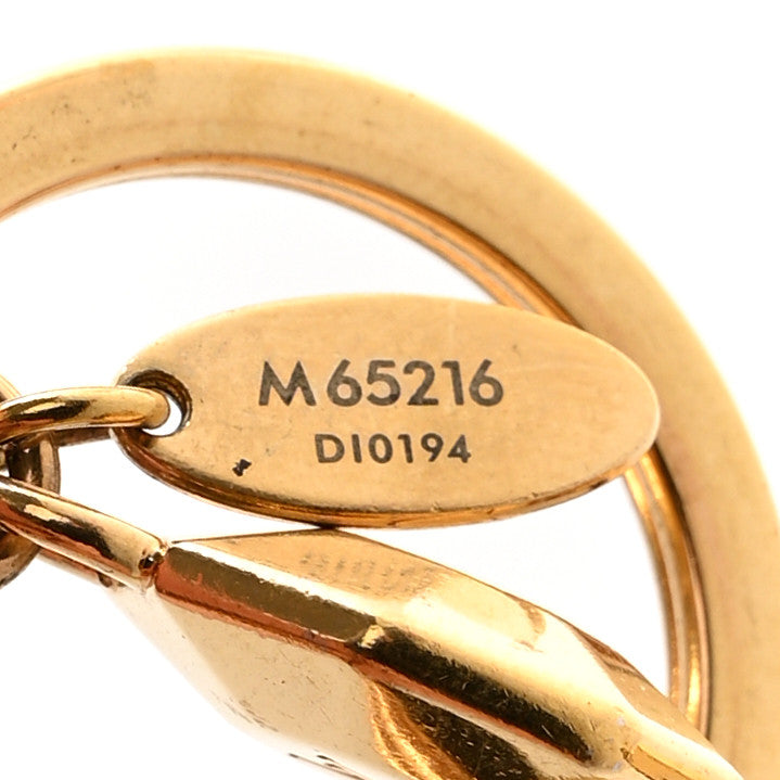 LV Facettes Bag Charm Key Holder Gold