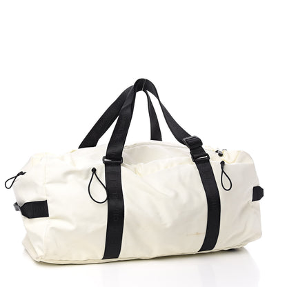 Chanel Nylon Sport Logo Duffel Bag White 3 of 13