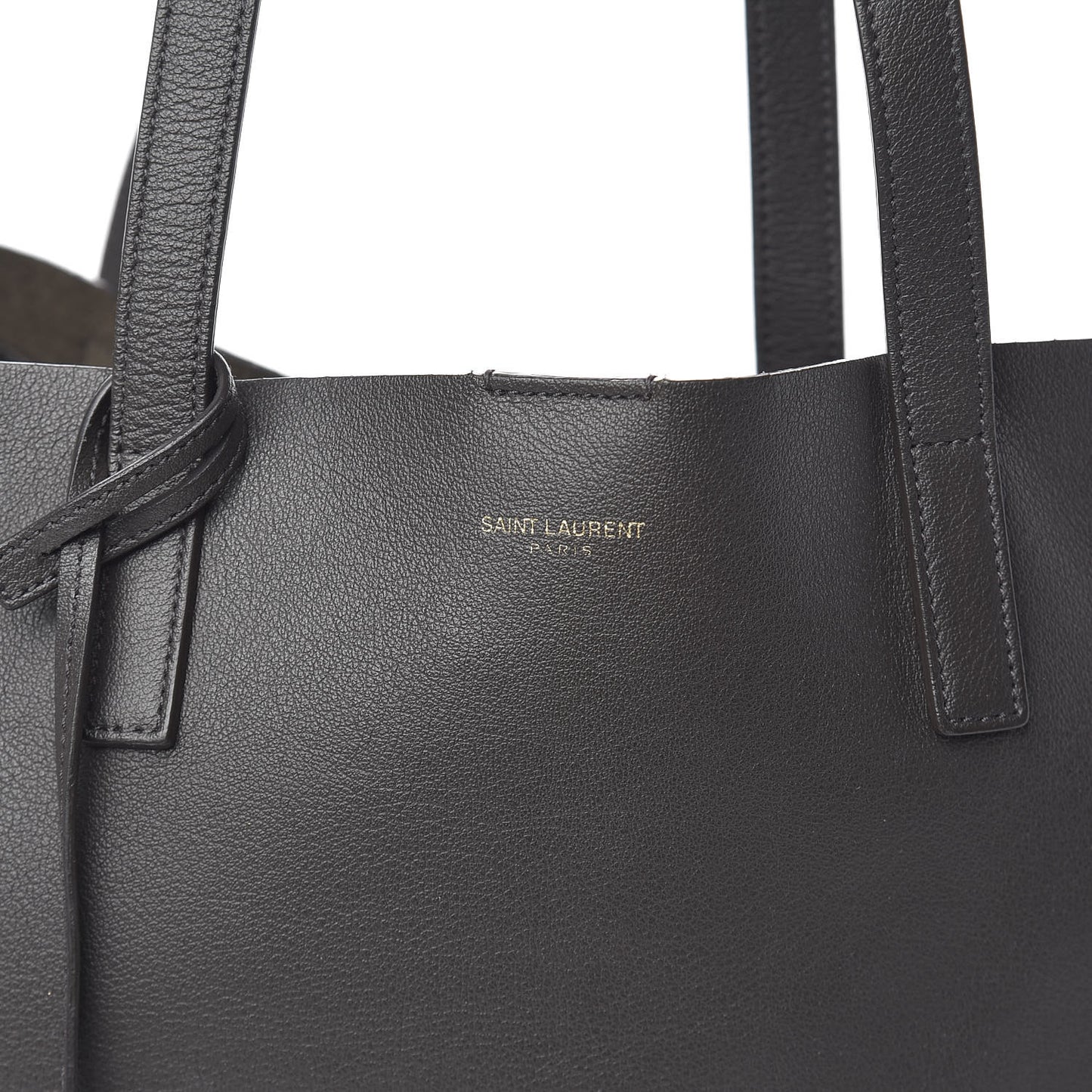 Calfskin Large Shopping Tote Dark Grey
