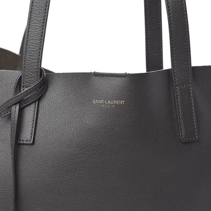 Saint Laurent Calfskin Large Shopping Tote Dark Grey 11 of 12