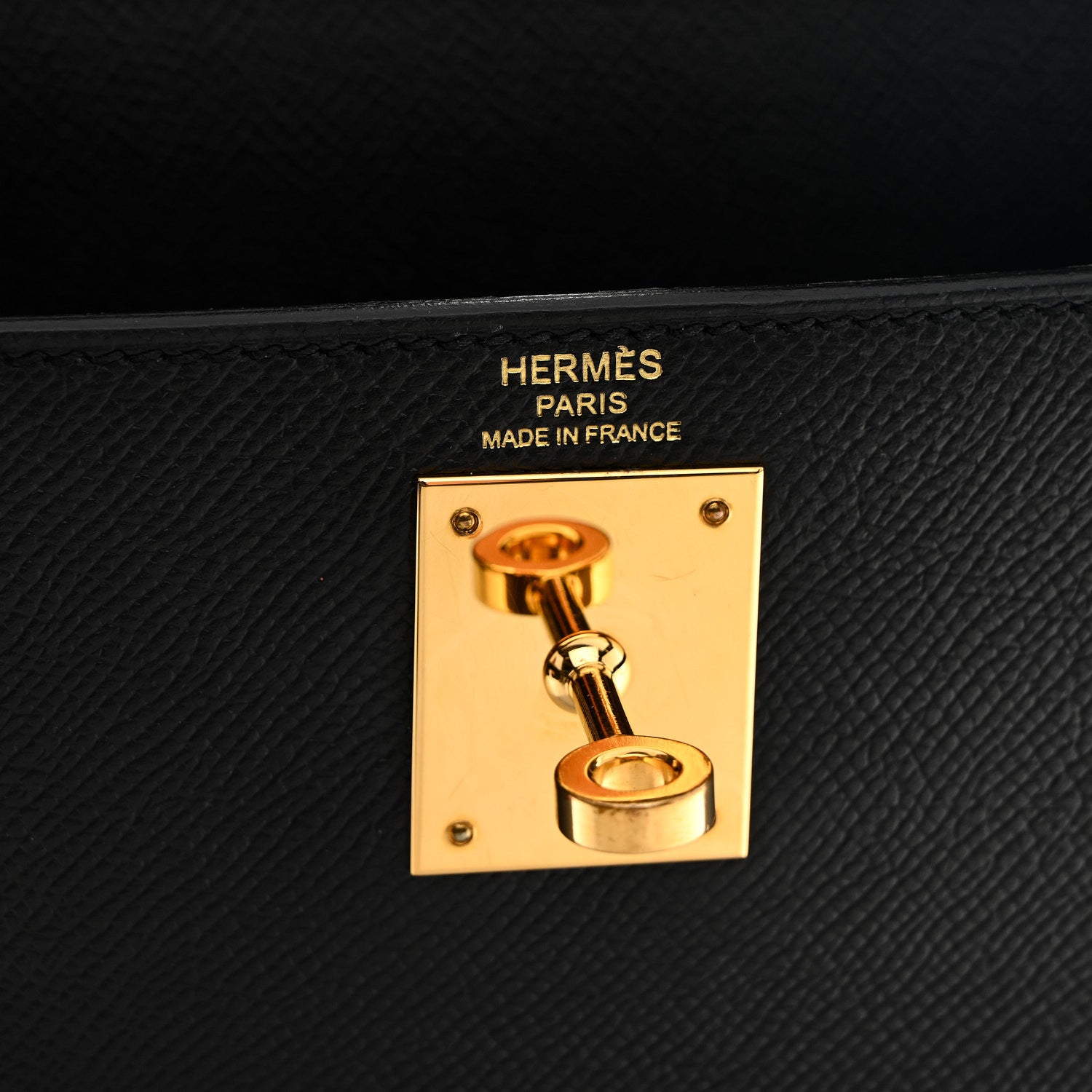 Hermes Epsom Kelly Sellier 28 Black 6 of 12