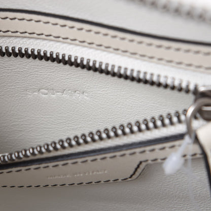 Celine Satin Calfskin Micro Debossed Luggage White 8 of 9