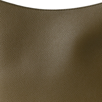 Christian Dior Grained Calfskin Medium Medaillon Bucket Bag Khaki 17 of 20