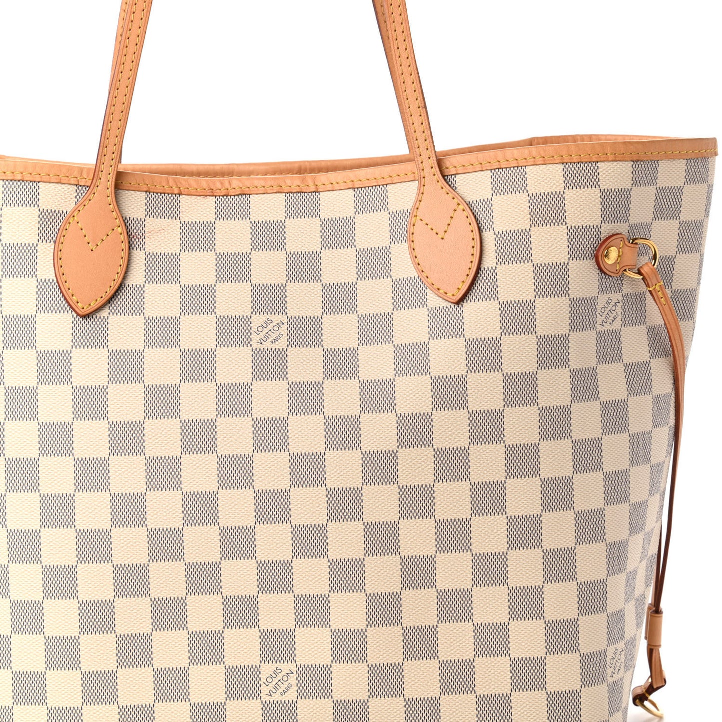 Damier Azur Neo Neverfull MM Rose Ballerine