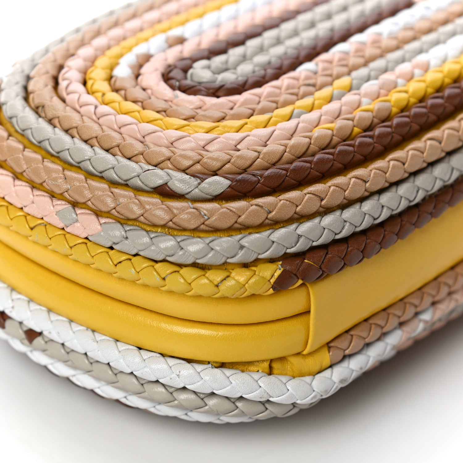 Bottega Veneta Nappa Intrecciato Braided Knot Clutch Multicolor 5 of 11