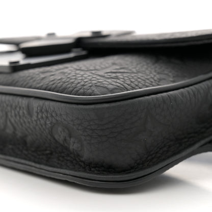 Louis Vuitton Taurillon Monogram S Lock Sling Bag Black 9 of 11