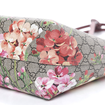 Gucci GG Supreme Monogram Blooms Medium Reversible Tote Beige Multicolor Dry Rose 10 of 14