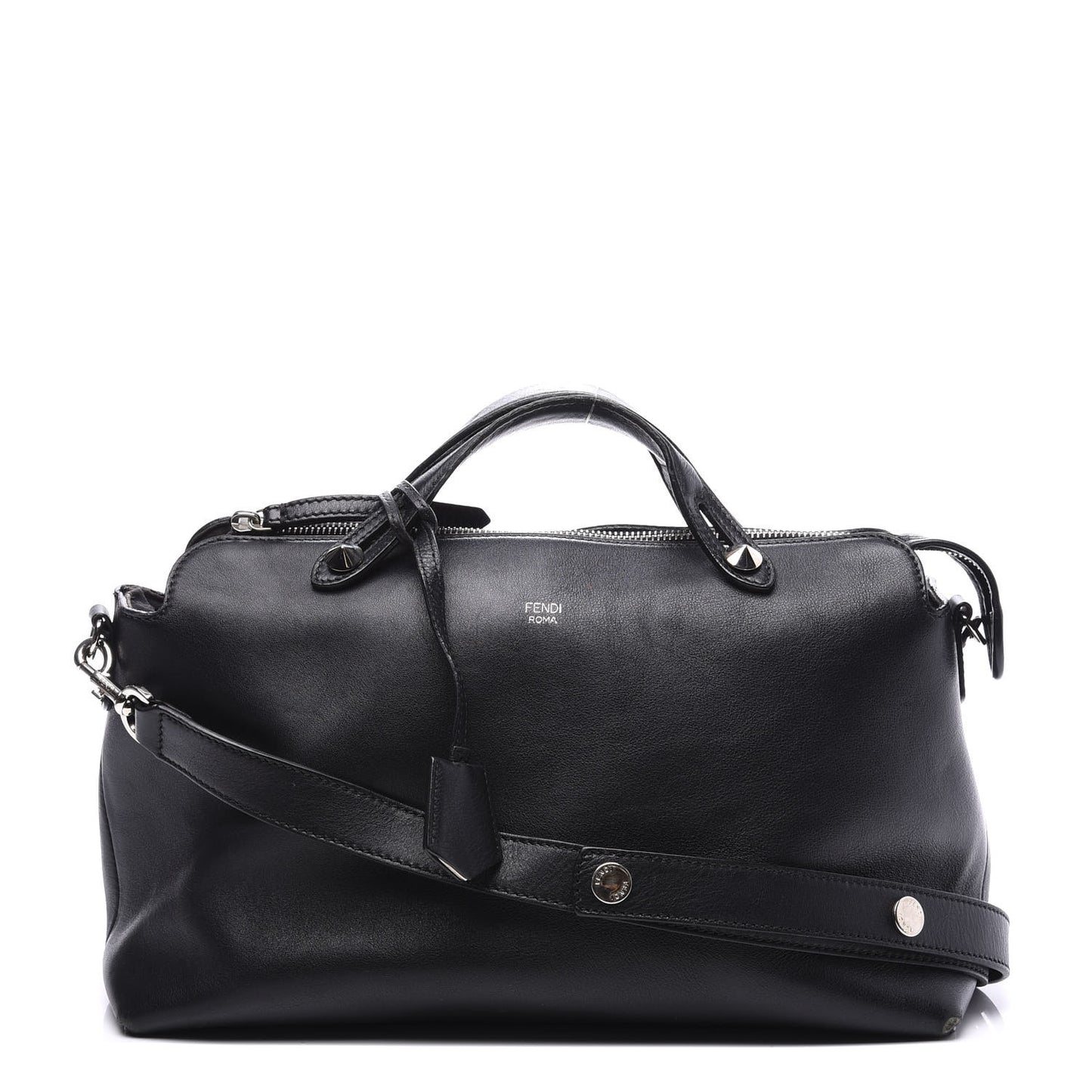 Vitello Dolce Large By The Way Boston Bag Black