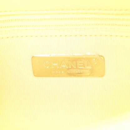 Chanel Lambskin Quilted Medium Chanel 19 Flap Light Yellow 6 of 10