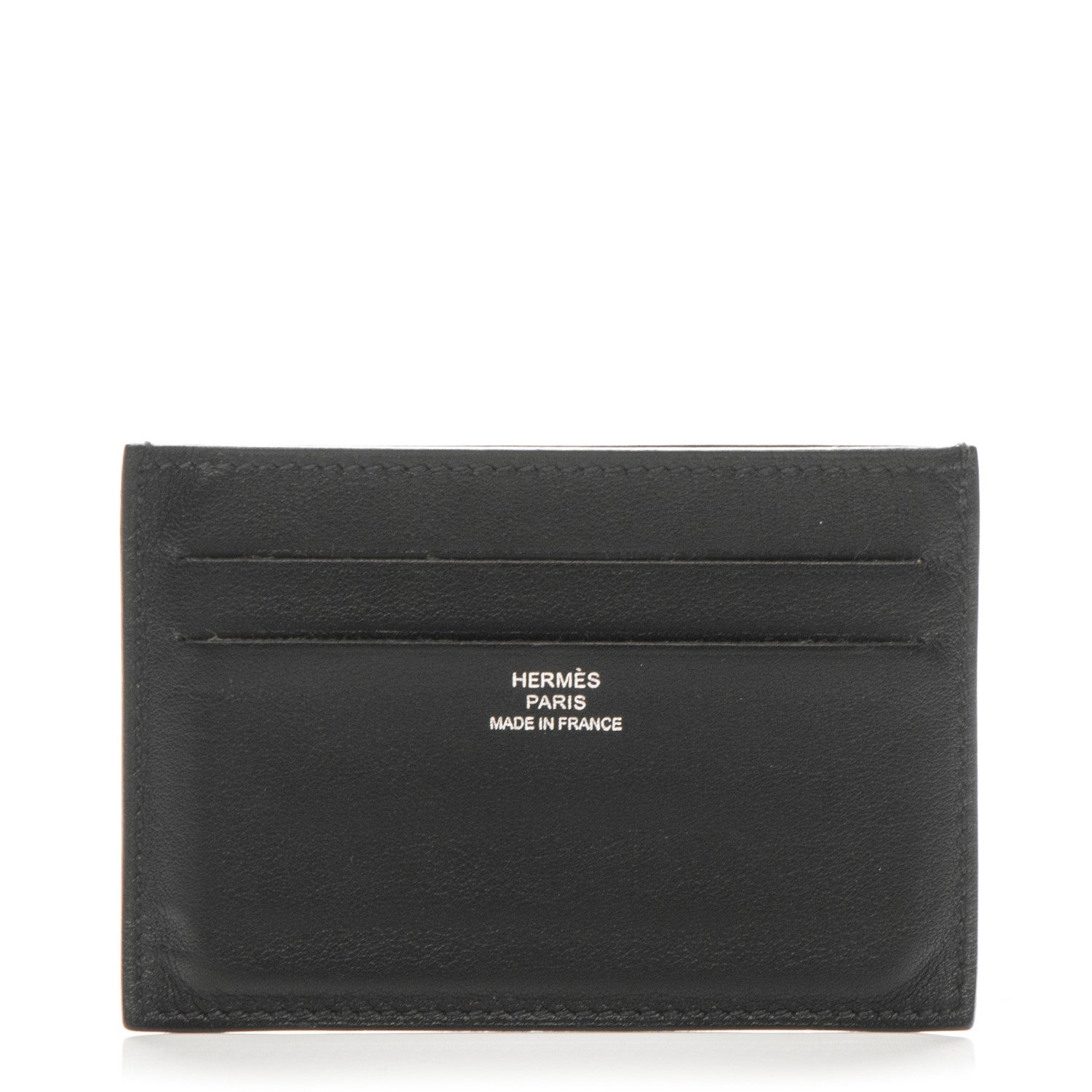 Hermes Swift Citizen Twill Card Case Black 1 of 5