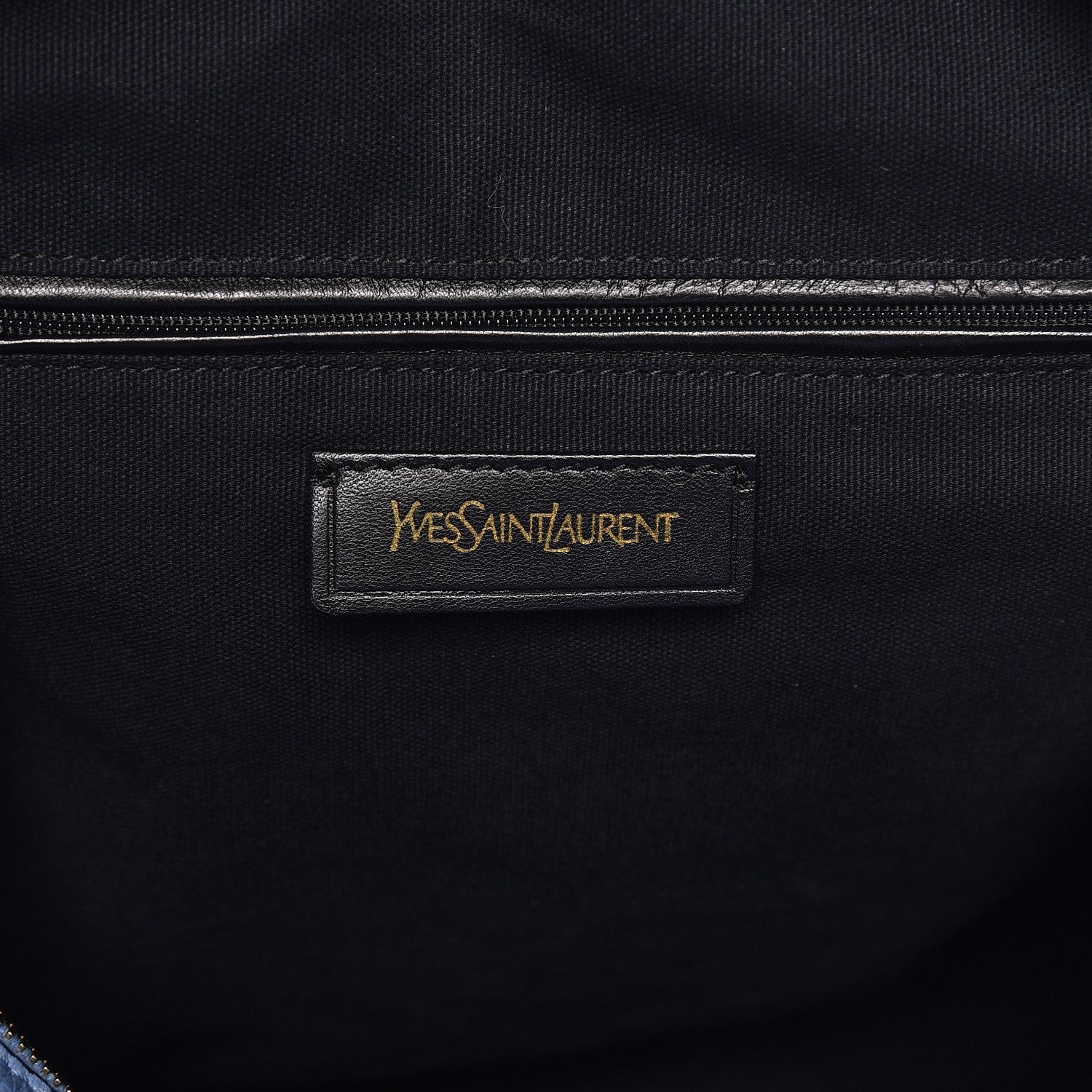 Saint Laurent Calfskin Medium Easy Sac Blue 6 of 10