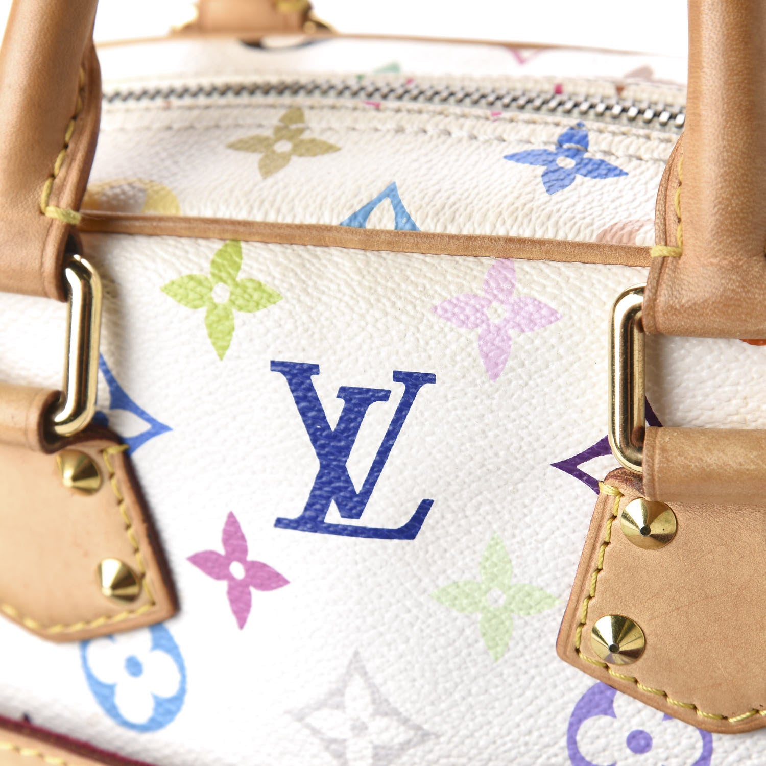 Louis Vuitton Monogram Multicolor Trouville White 9 of 10
