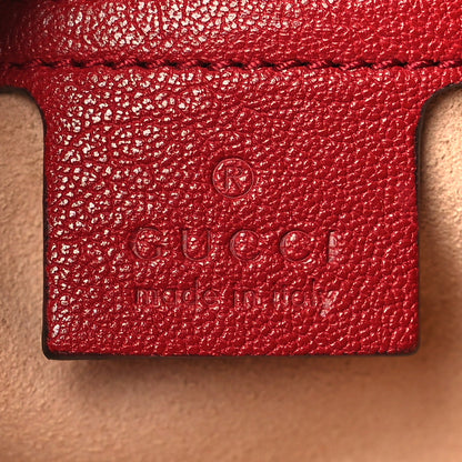 Gucci Sakai Be Green Calfskin Horsebit 1955 Cinch Top Messenger Bag New Cherry Red 6 of 10