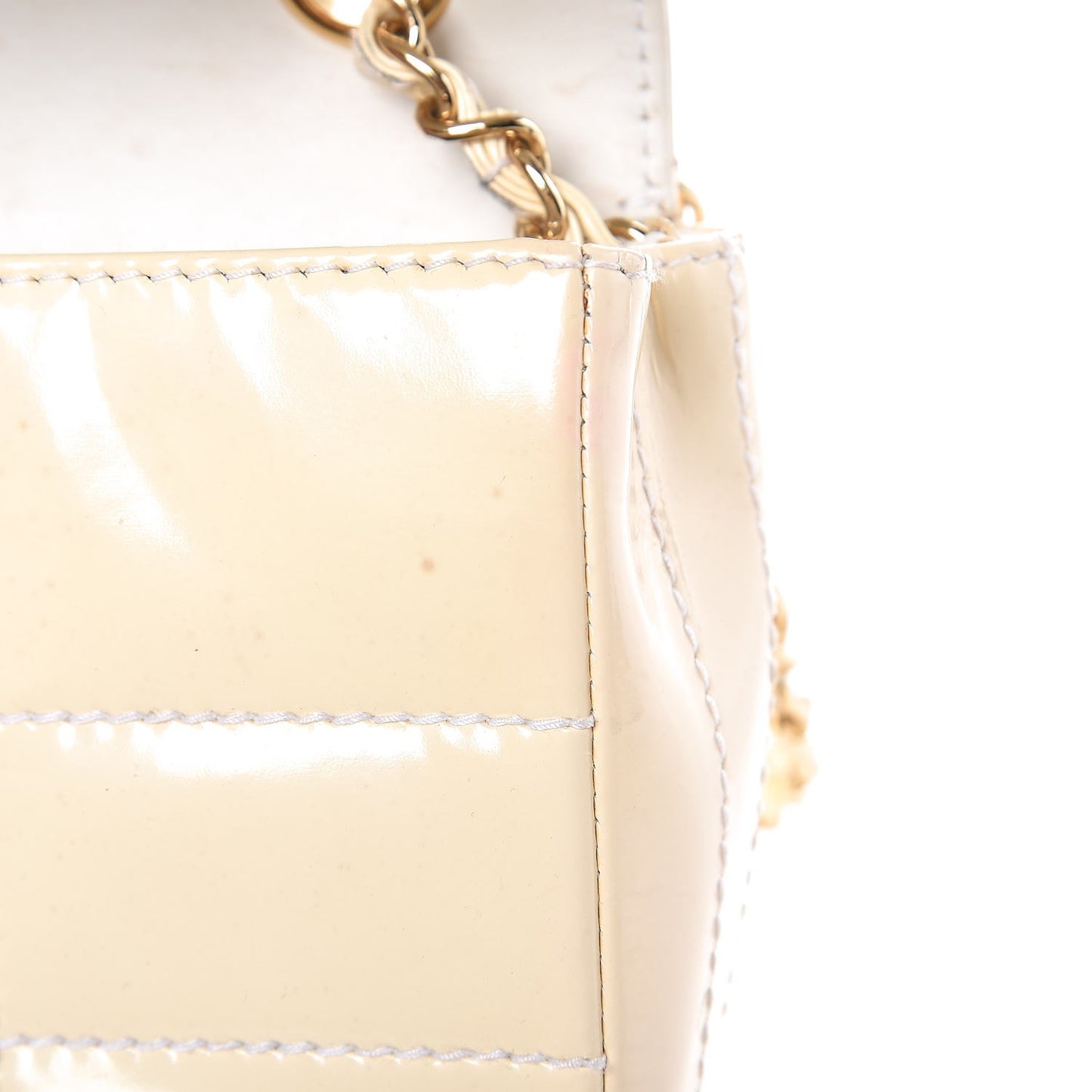 Patent Small Chocolate Bar Flap White