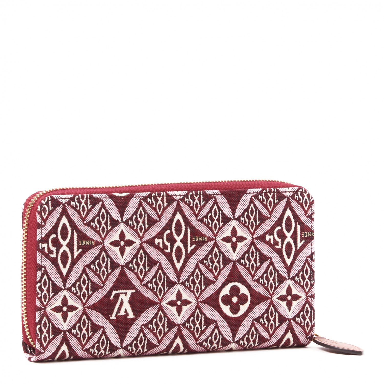 Louis Vuitton Jacquard Since 1854 Zippy Wallet Bordeaux 2 of 9