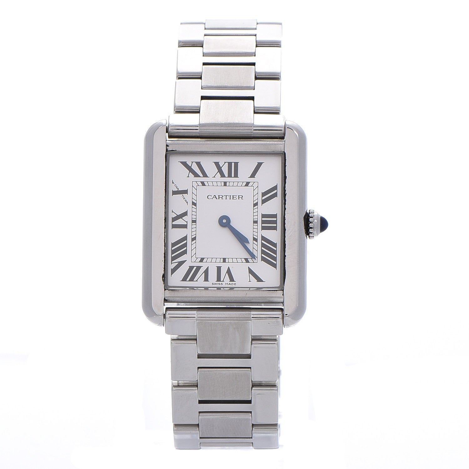 Cartier Stainless Steel 24mm Tank Solo Quartz Watch 1 of 10