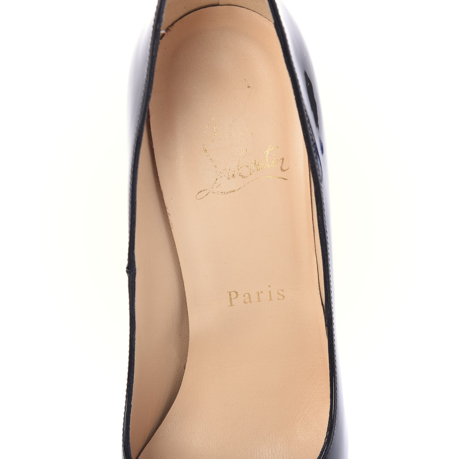 Christian Louboutin Patent Bianca 140 Pumps 36.5 Black 7 of 8