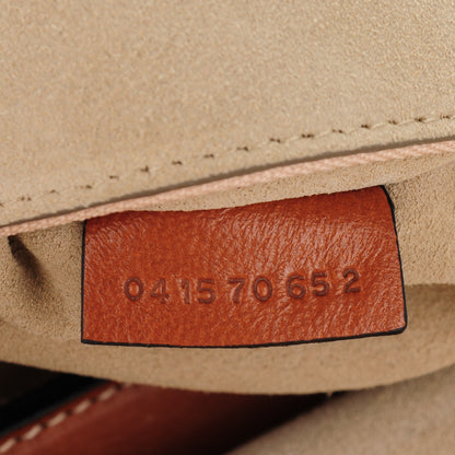 Chloe Calfskin Patchwork Medium Faye Shoulder Bag Caramel 7 of 8