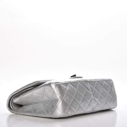 Chanel Metallic Lambskin Quilted 2.55 Reissue 227 Flap Silver 4 of 9