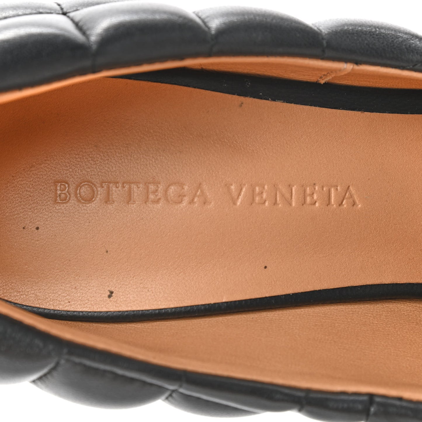 Nappa Matelasse Captoe Pumps 38 Black