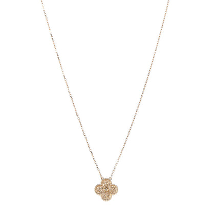 Van Cleef & Arpels 18K Yellow Gold Vintage Alhambra Pendant Necklace 1 of 7