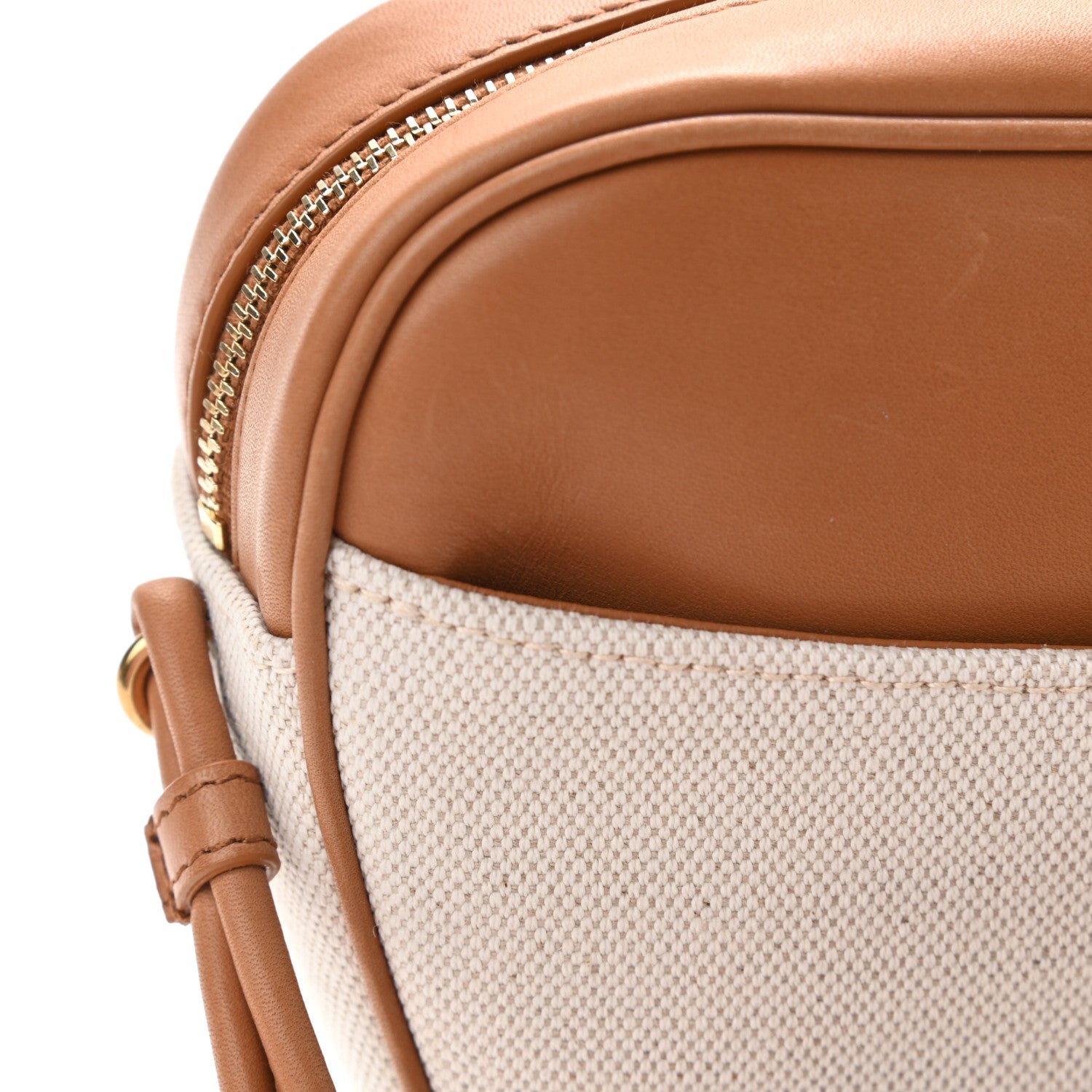 Saint Laurent Linen Calfskin Le Monogramme Coeur 12 of 12