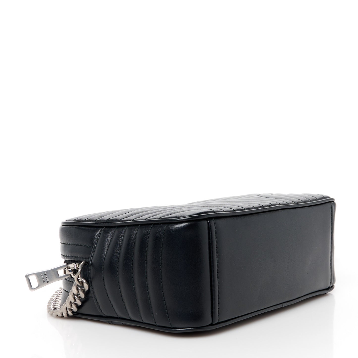 Soft Calfskin Diagramme Camera Bag Black