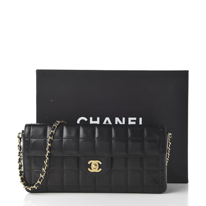 Chanel Lambskin East West Chocolate Bar Flap Black 11 of 11