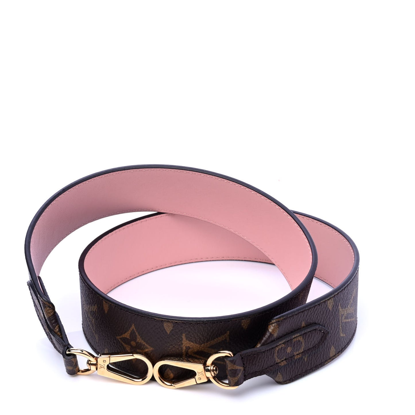 Monogram Bandouliere Shoulder Strap Rose Poudre