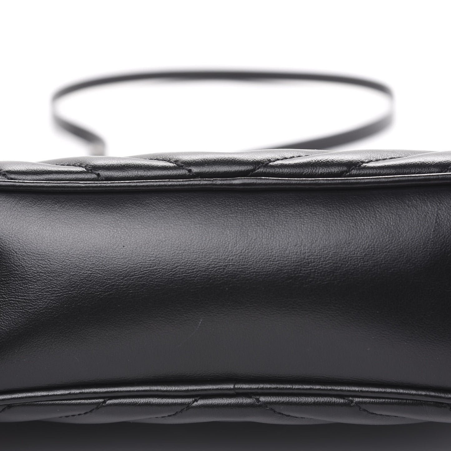 Calfskin Matelasse Monogram Lou Camera Bag Black