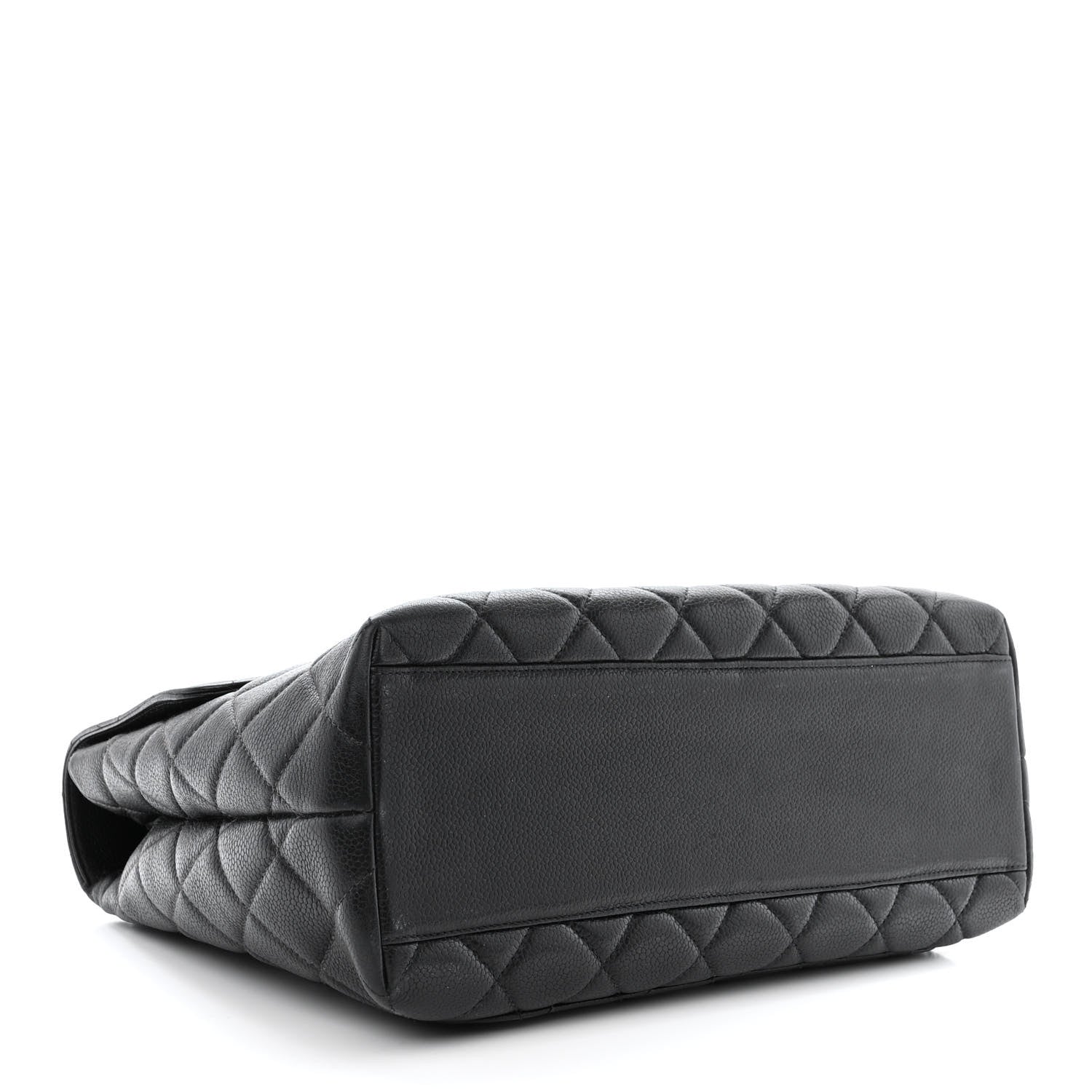 Chanel Caviar Quilted Jumbo Kelly Flap Black 4 of 11